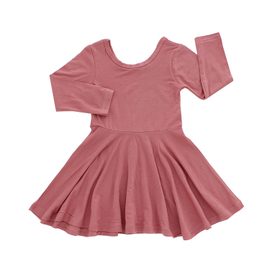 Langarm Baby Mädchen Kleid Klassischen Stil Rock Herbst Winter Einfarbig Casual Party Kleinkind Kinder Kleidung Kleider