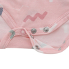 Schönes Design, Rüschenärmel, Baby-Strampler, Bambus-Baumwolle, gestricktes Material, bequeme Babykleidung, Unisex-Sommer-Babykleidung
