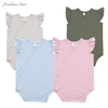 Bambus-Rayon-Spandex-Baby-Babykleidung-Overall-Strampler