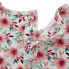Das neueste einfarbige, langärmlige Baby-Mädchenkleid aus 100 % Baumwolle mit Rüschen und Kinderkleidung