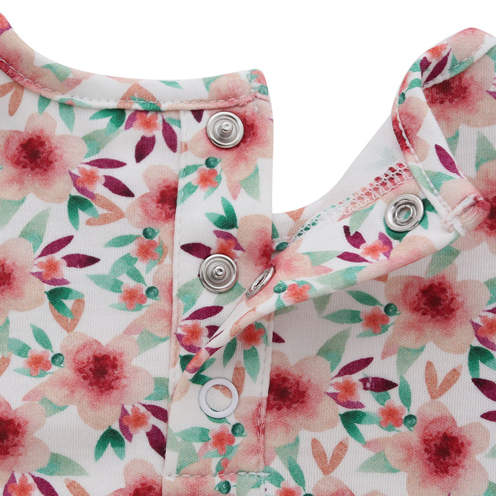 Das neueste einfarbige, langärmlige Baby-Mädchenkleid aus 100 % Baumwolle mit Rüschen und Kinderkleidung
